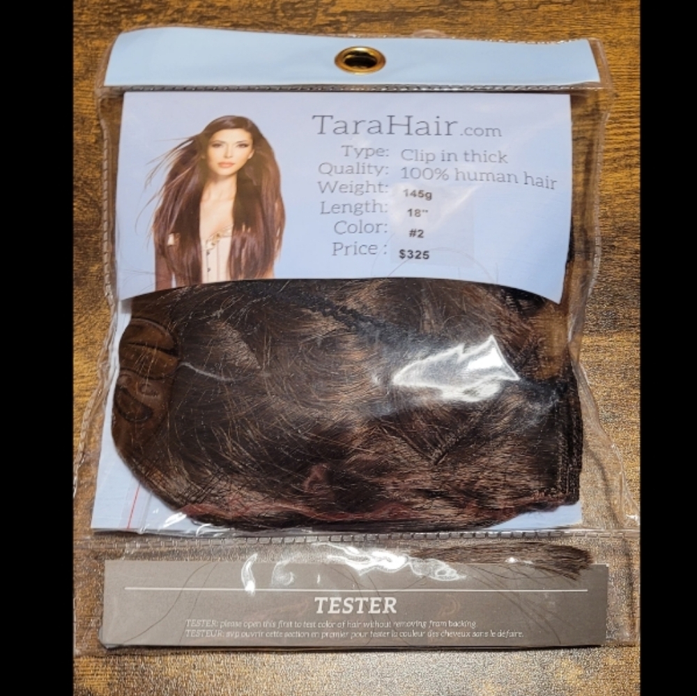 Dark Brown Human Hair Clip-In Extensions